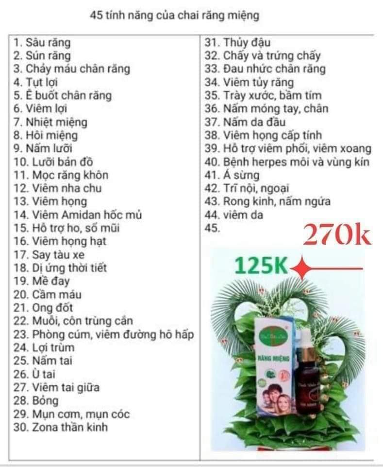 Răng miệng Dạ Thảo Liên