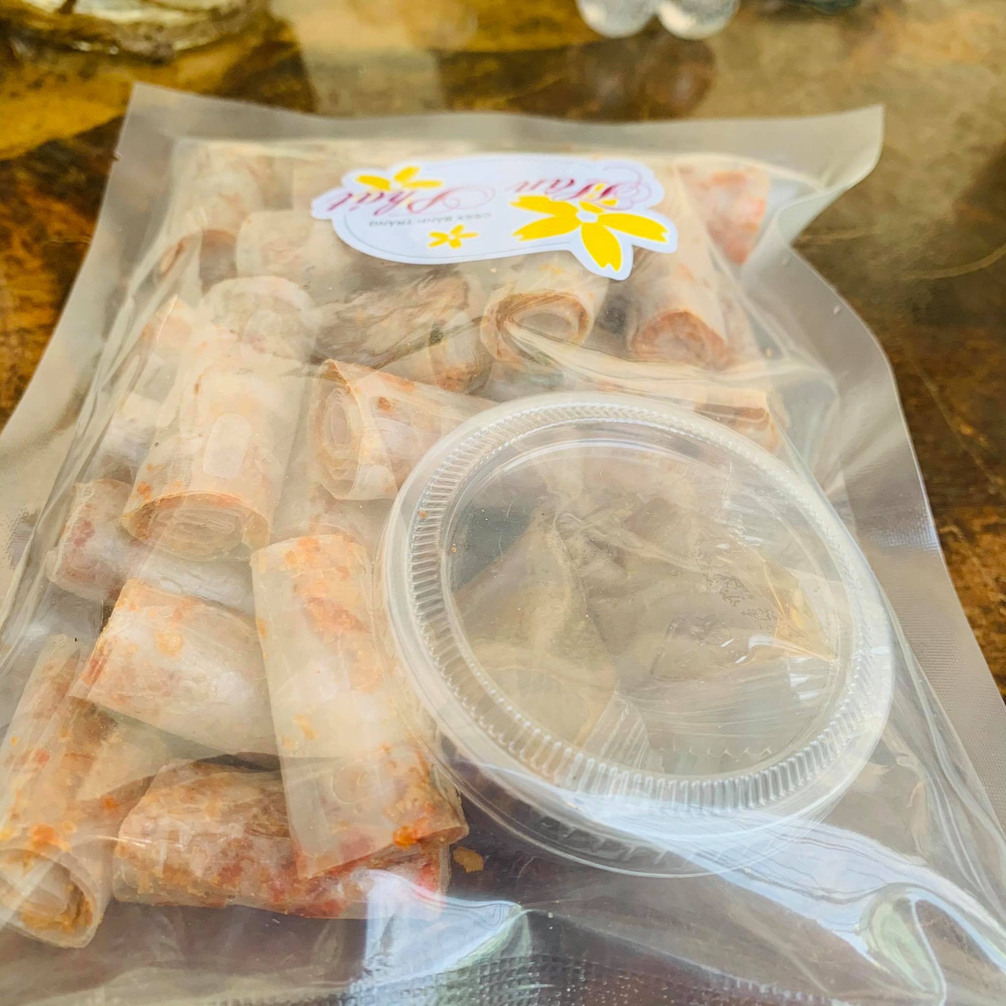 [HCM]BÁNH TRÁNG CUỘN thập cẩm chấm sốt ME