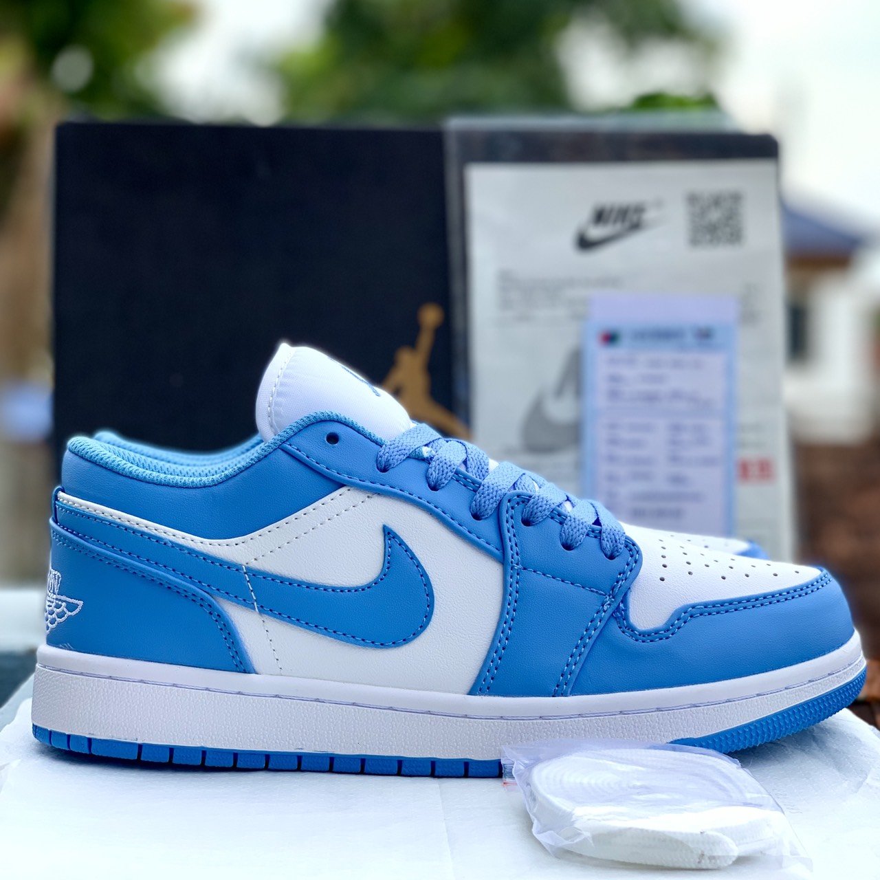 [FREE SHIP] Giày thể thao/Giày sneaker JORDAN JD XANH DƯƠNGBẢN  11 Trung (Full Box+pk)