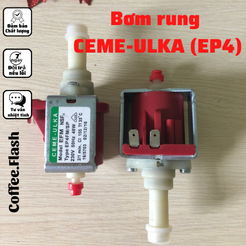 Bơm rung , bơm điện từ CEME-ULKA cho máy pha cà phê Gemilai, milesto, Breville , Gaggia Classic và một số các dòng máy pha khác