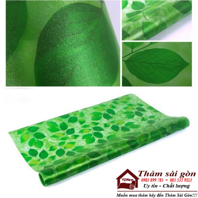 Decal dán kính hình chiếc lá