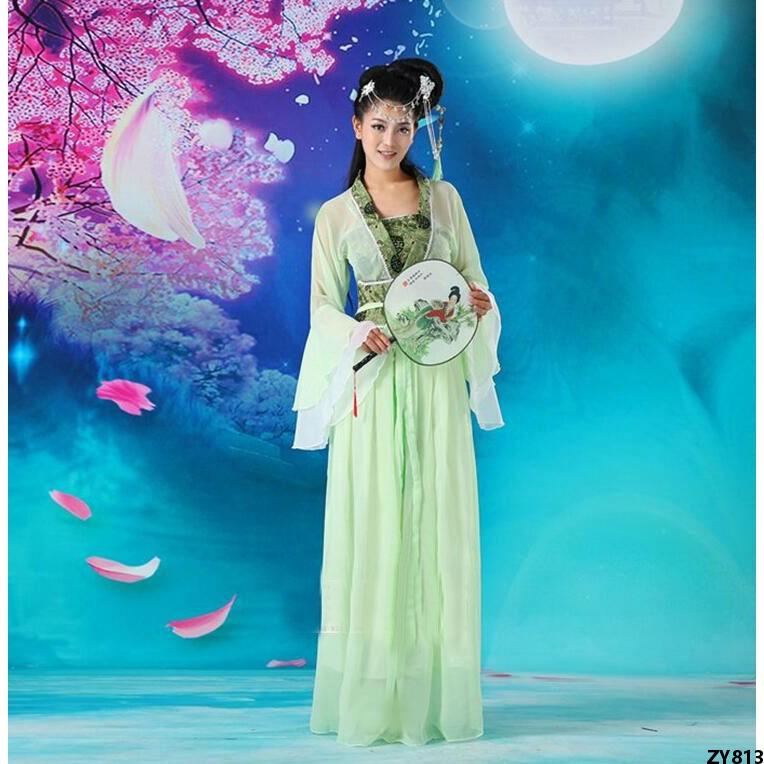 Trang Phục Trang Phục Biểu Diễn Mới Bảy Nàng Tiên Trang Phục Công Chúa Opera Nữ Trang Phục Guzheng Tiên Nữ Trang Phục Hán Phục Cổ Trang Trang Phục Nhà Đườn