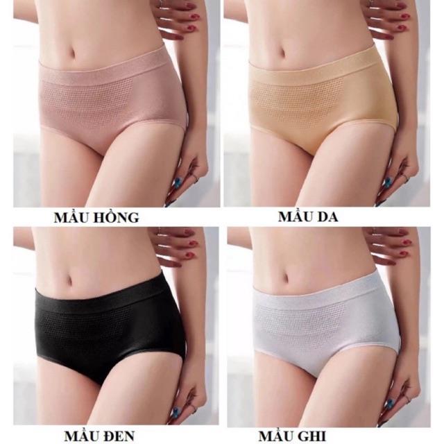 ✾  Quần Lót Nữ Xuất Nhật Nâng Mông - Quần Kháng Khuẩn Định Hình Free size