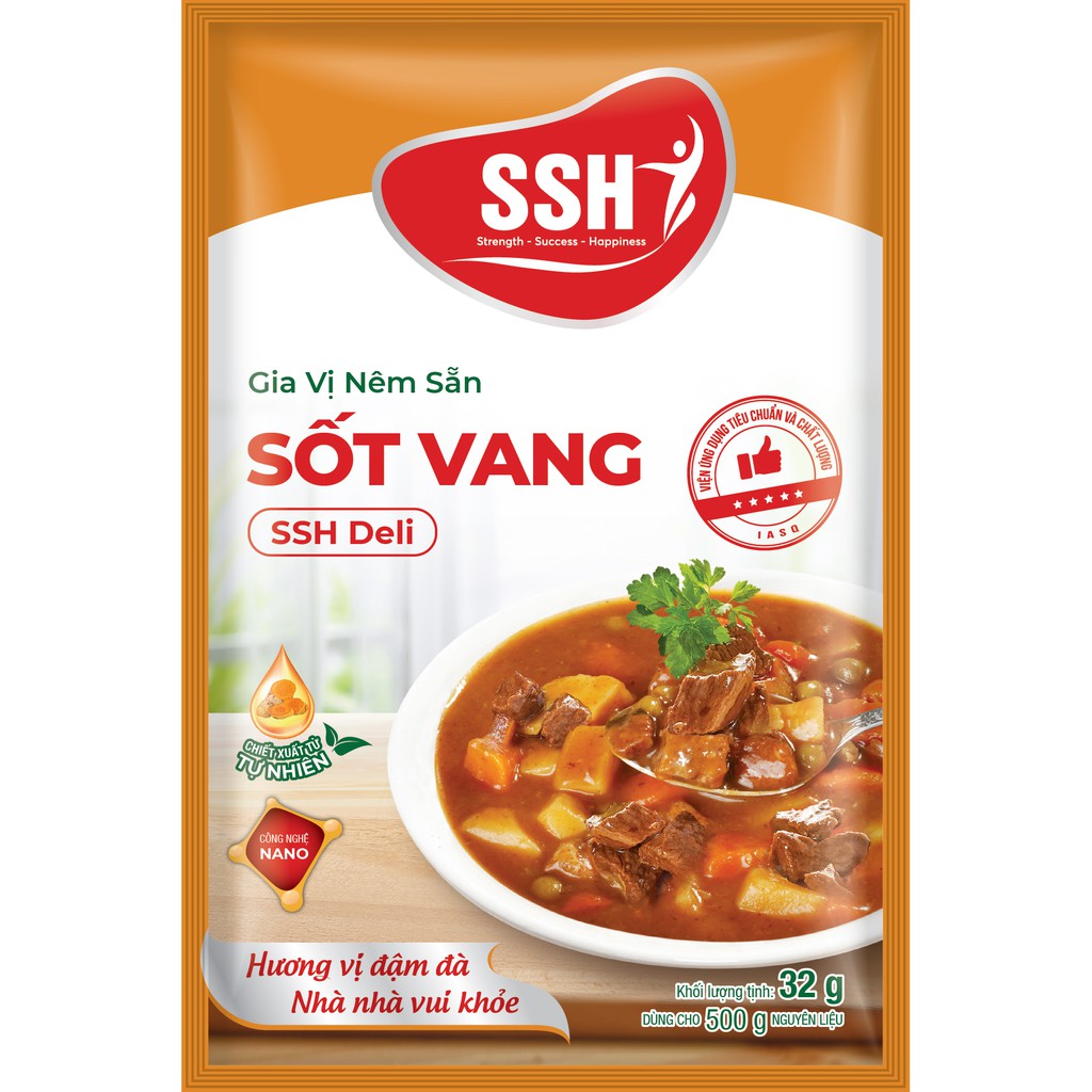 Gia vị nêm sẵn sốt vang SSH Deli 32g - Hàng chính hãng