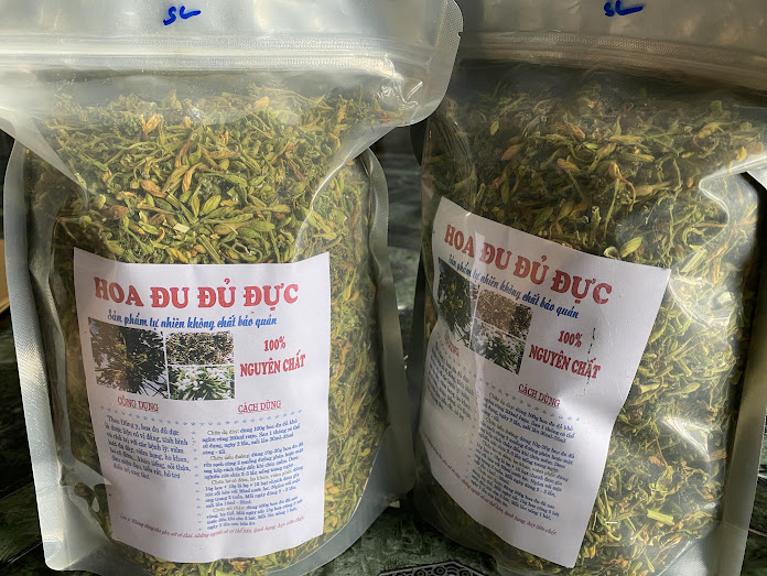 300gr- 500gr- 1kg Hoa đu đủ đực khô nhà làm - 100% hoa, không lẫn tạp chất