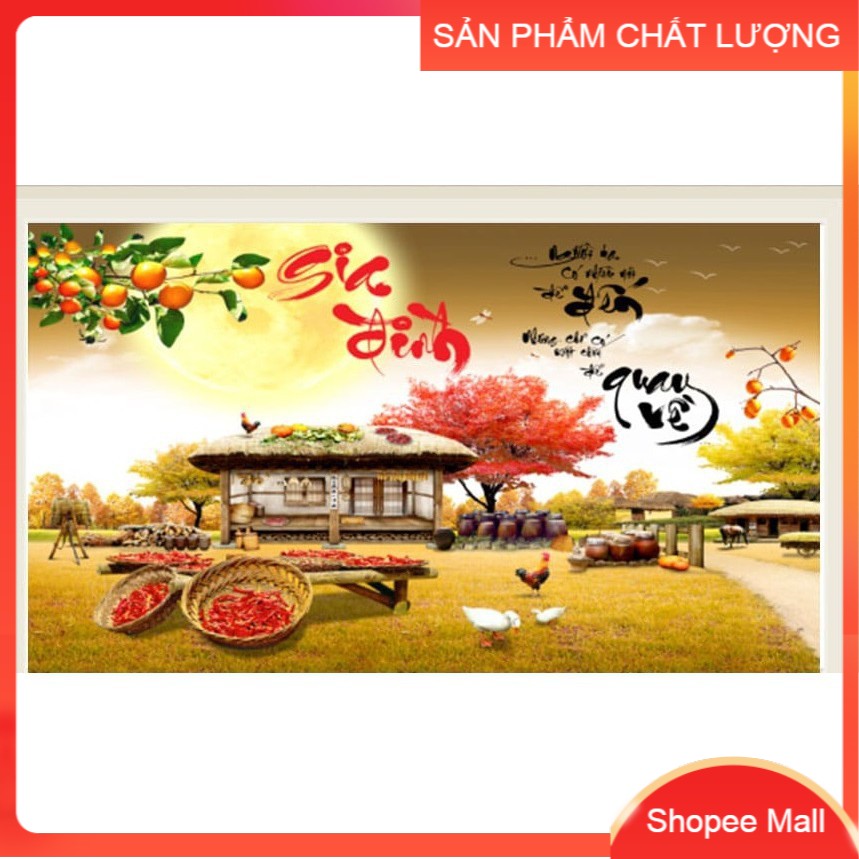 [HCM]Tranh thêu chữ thập Gia đình LP5123 kích thước 63*47cm [Hàng có sẵn]