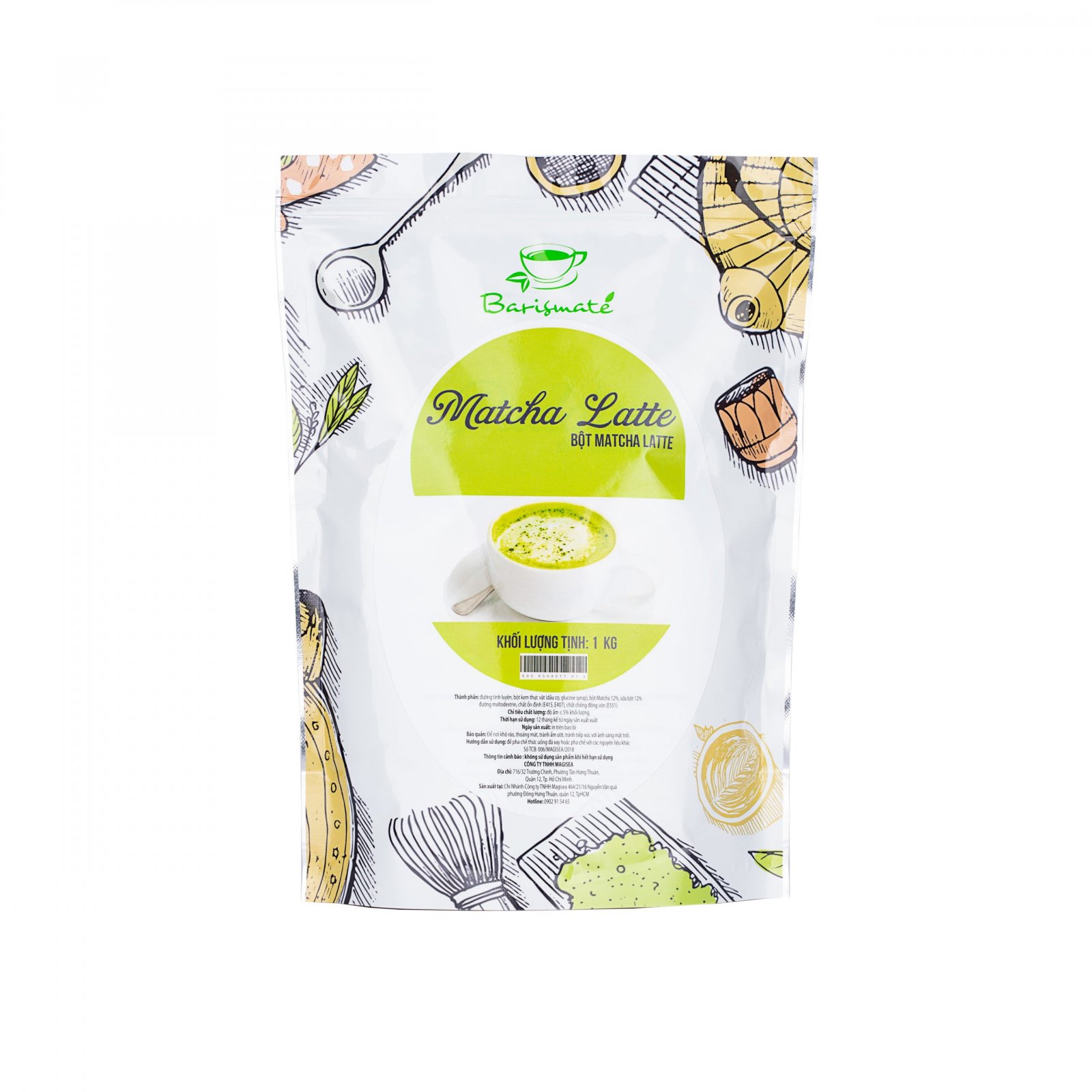 Bột Matcha Barismate 1kg