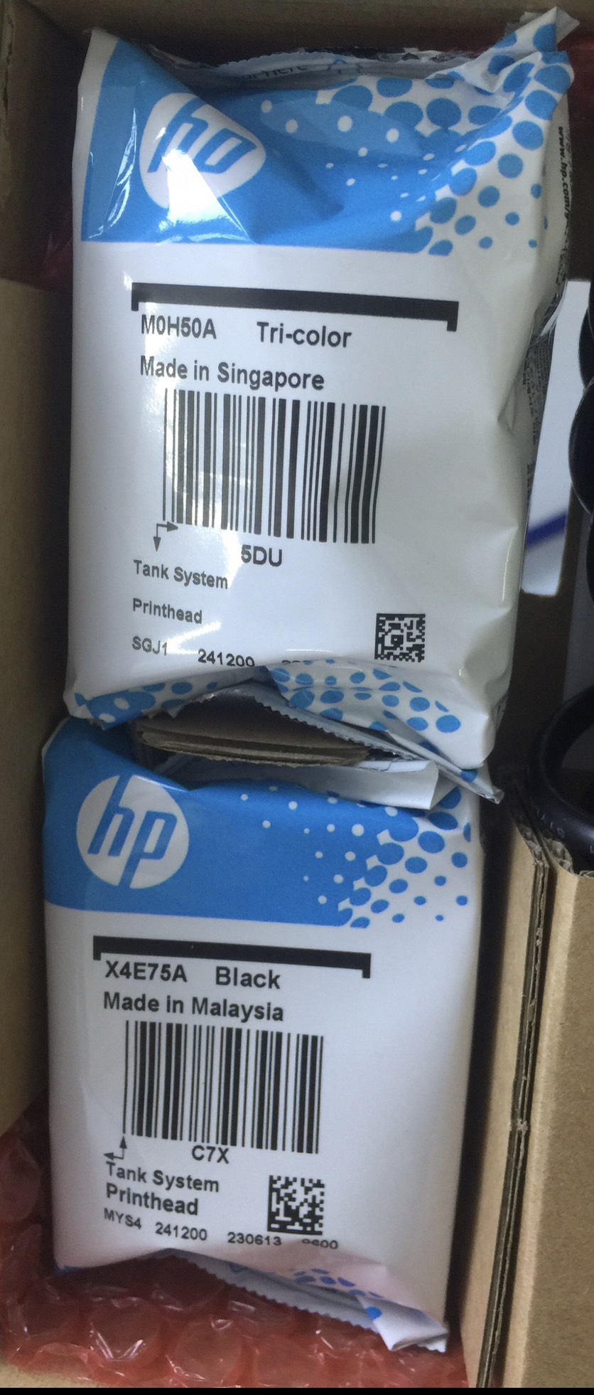 Combo 2 đầu in phun cho máy Hp Smart Tank 210 / 520 / 580 / 590 / 5100 - có bán lẻ từng loại đầu phun