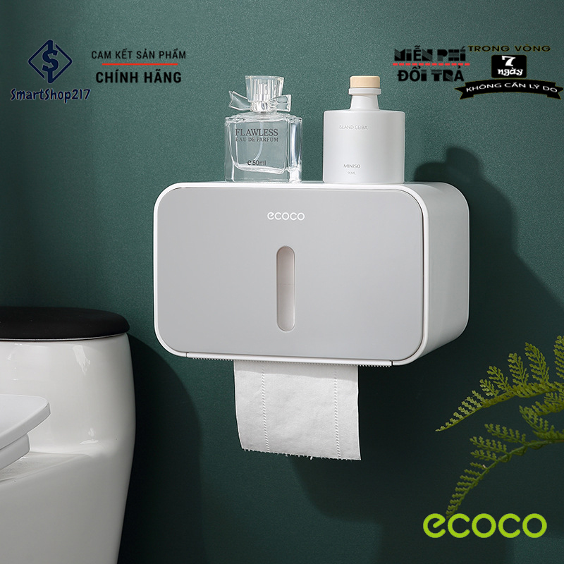 Hộp đựng giấy vệ sinh đa chức năng cao cấp - thương hiệu nhật bản ecoco