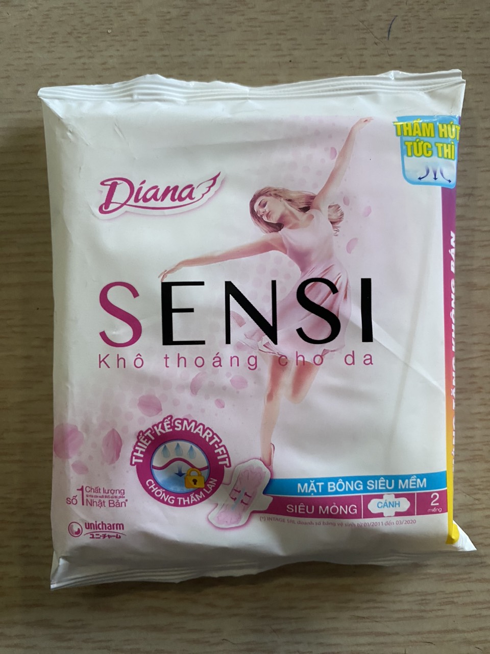 COMBO 100 MIẾNG BVS DIANA SENSI SIÊU MỎNG CÁNH