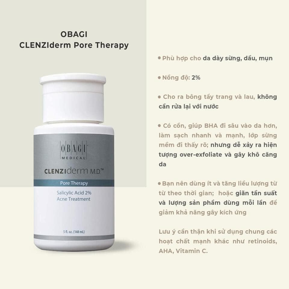 Toner BHA giảm mụn, dầu nhờn