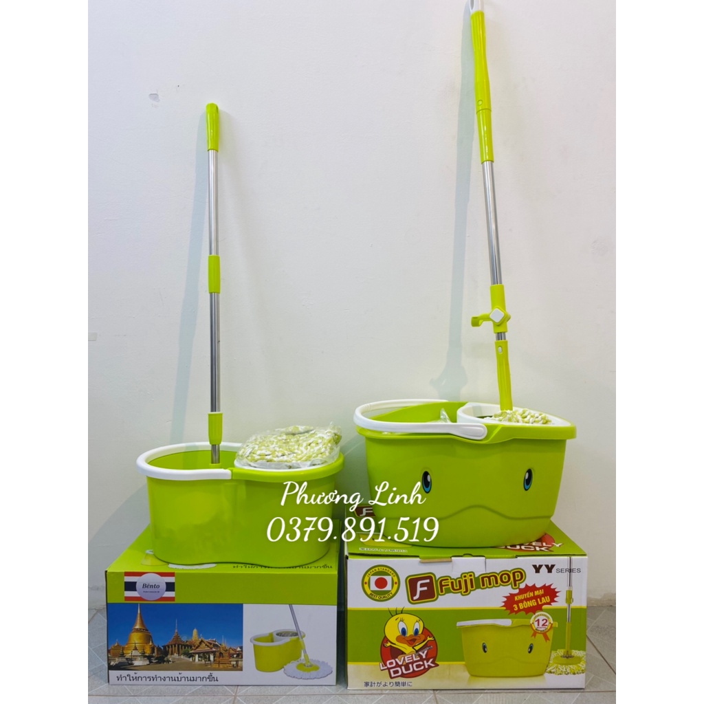 Bộ cây lau nhà thông minh Fuji Mop 2 chức năng - Hàng chính hãng - Bảo hành 12 tháng