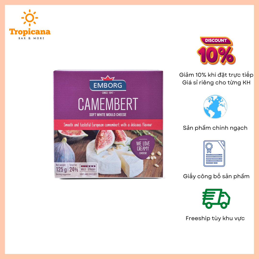 Phô mai Camembert Emborg