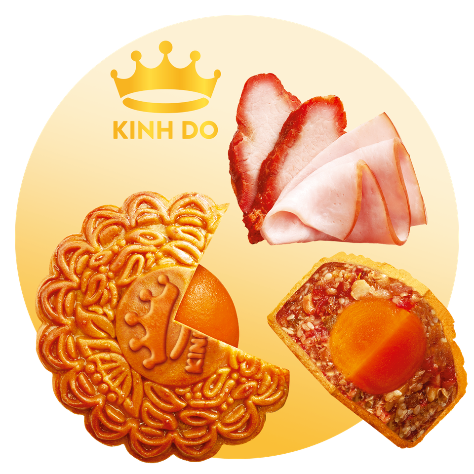 1 BÁNH TRUNG THU KINH ĐÔ - GÀ QUAY SỐT X.O - 2 TRỨNG ĐB - 210G