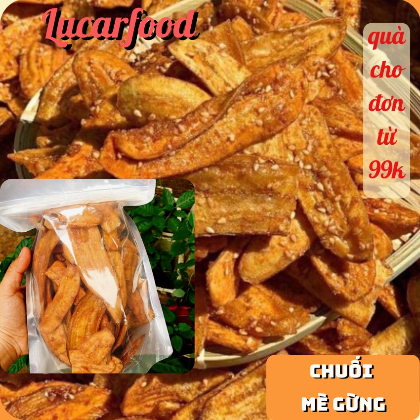 1kg chuối sấy mè gừng loại ngon, chuối sấy , chuối sấy khô gừng mè , chuối sấy khô giá rẻ, chuối sấy khô
