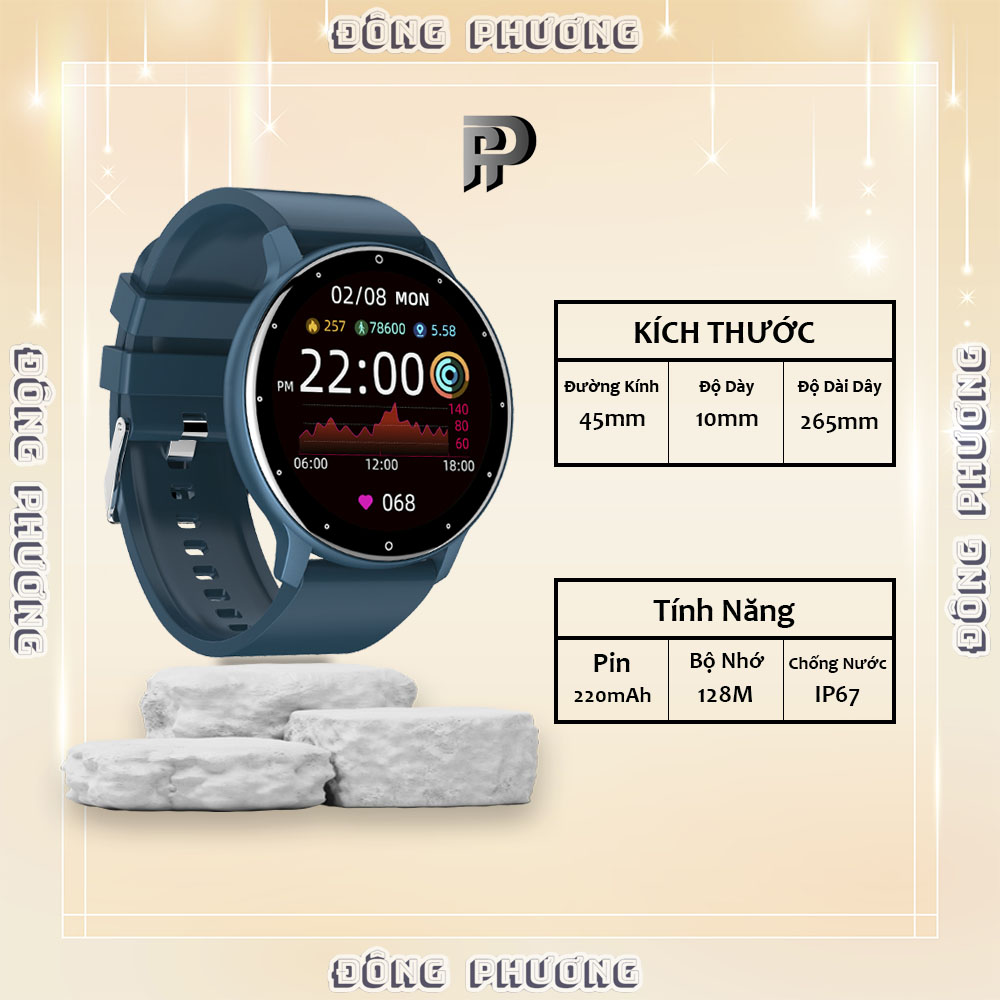 Đồng hồ thông minh zl0202 - đồng hồ thông minh cao cấp đa chức năng