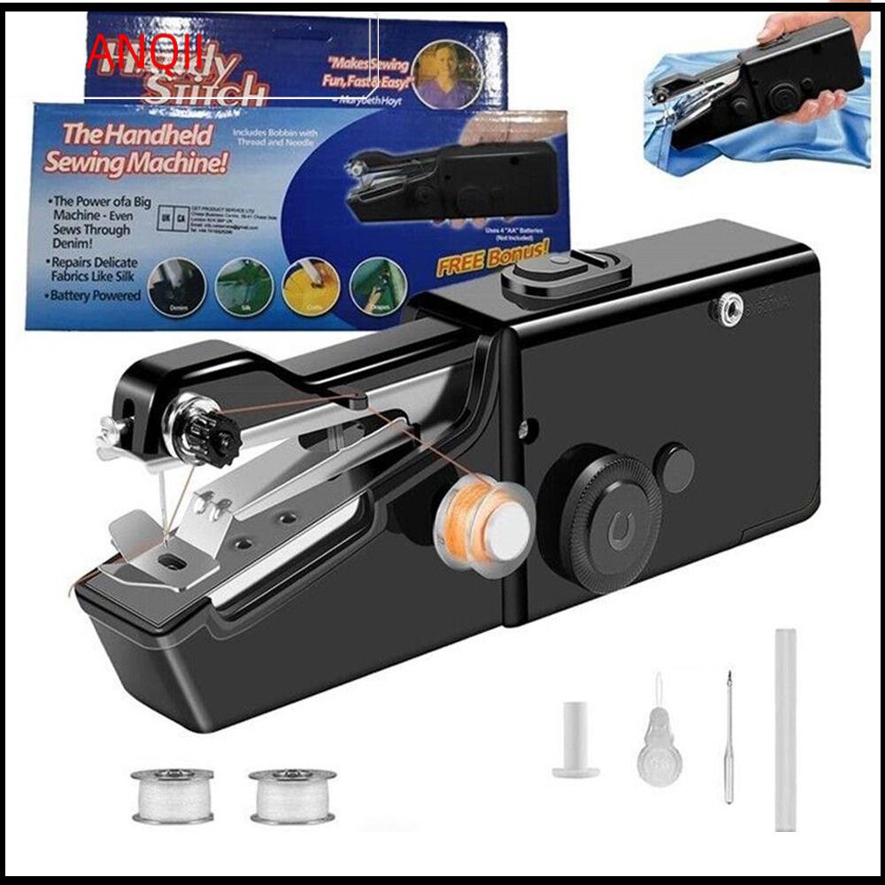 Anqii du lịch nhà bị khóa người may quần áo cuộn với chủ đề và mini cầm tay stitch may vá điện máy may cầm tay máy may cầm tay không dây máy may