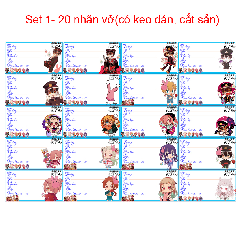 Nhãn-Vở-anime-hoạt-hình -One piece(1 set 16 nhãn vở -giá 10k) | Shopee Việt  Nam