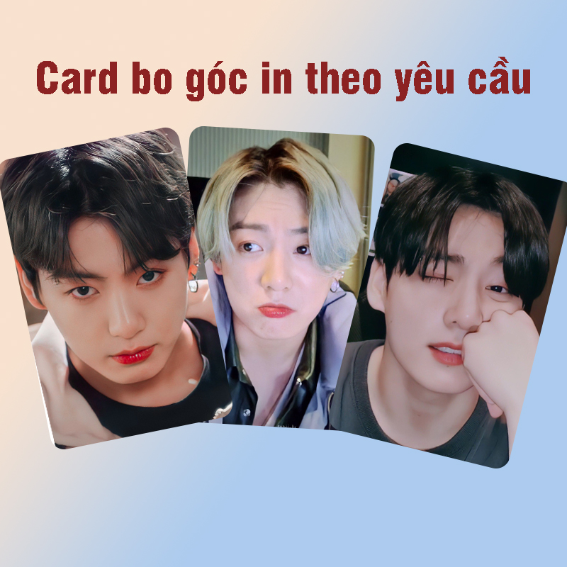 Set 40 card bo góc in theo yêu cầu