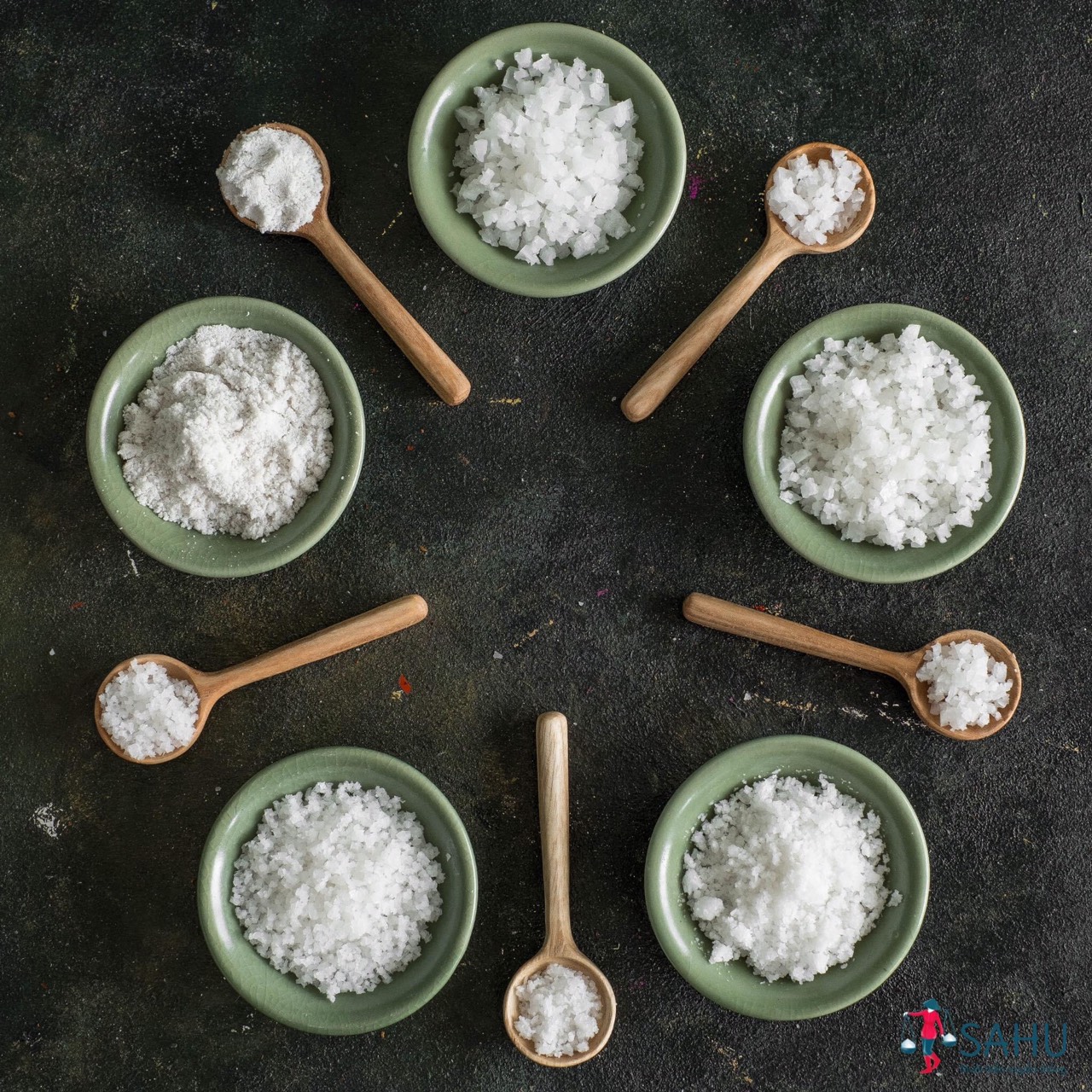 Muối tre sahu - bamboo salt 300 gram - muối sạch không tẩy trắng, không chất vón cục