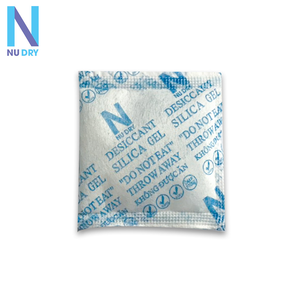 Combo 50 Gói hút ẩm silica gel 20 Gram hút ẩm cho Thưc phẩm Quần áo Giày dép Máy ảnh Phòng Ngủ hoa khô NU DRY