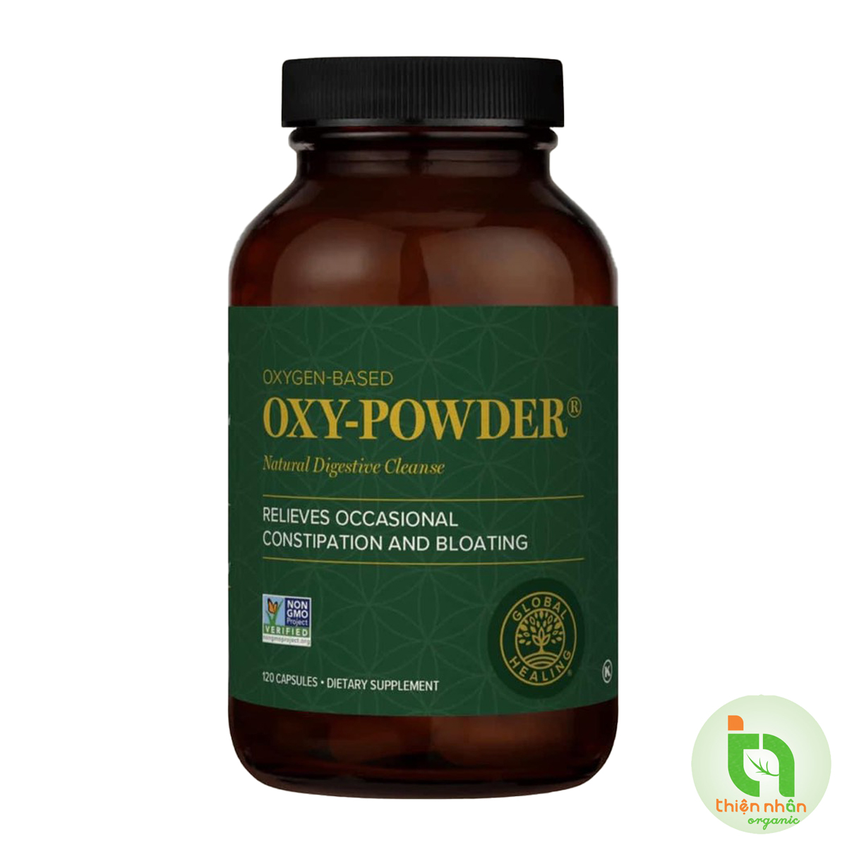 Oxy powder thải độc Global healing 120 viên