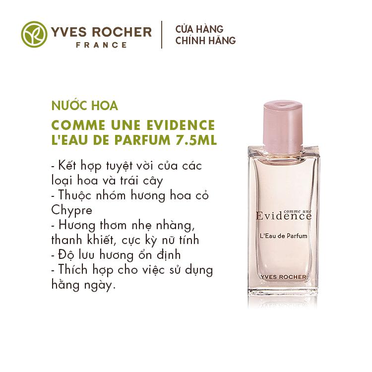 (Chiết)_ Nước hoa mini Yves Rocher COMME UNE ÉVIDENCE EAU DE PARFUM 5ml, 10ml