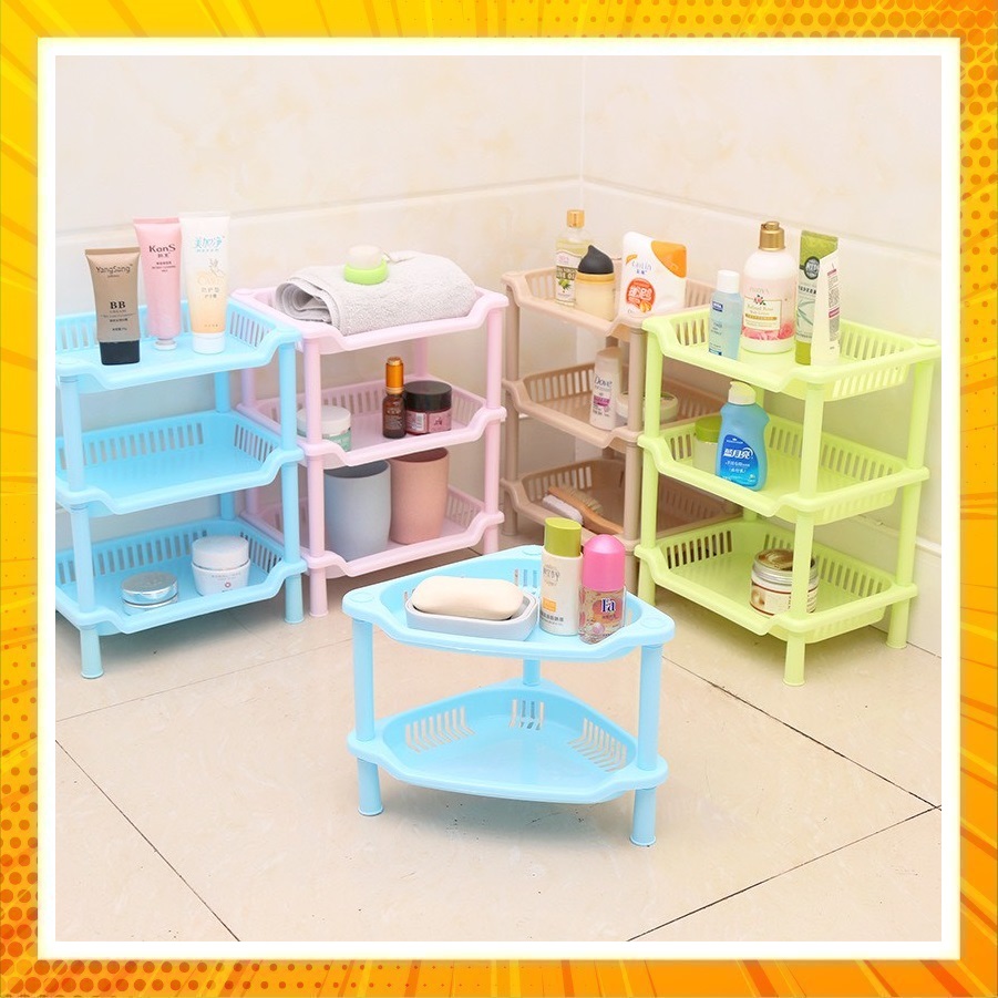 Kệ 3 tầng chữ nhật nhựa mini