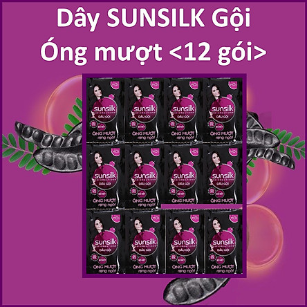 Combo 5 dây (dây mới 10 gói lớn) dầu gội, xả sunsilk, dove, clear bạc hà, clear men