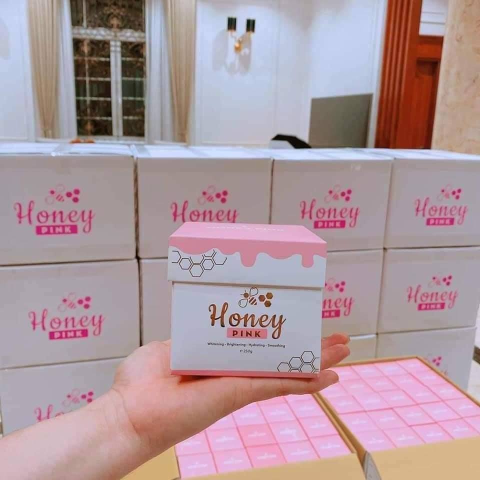 Kem Body Trắng Da Honey Pink hộp 250g