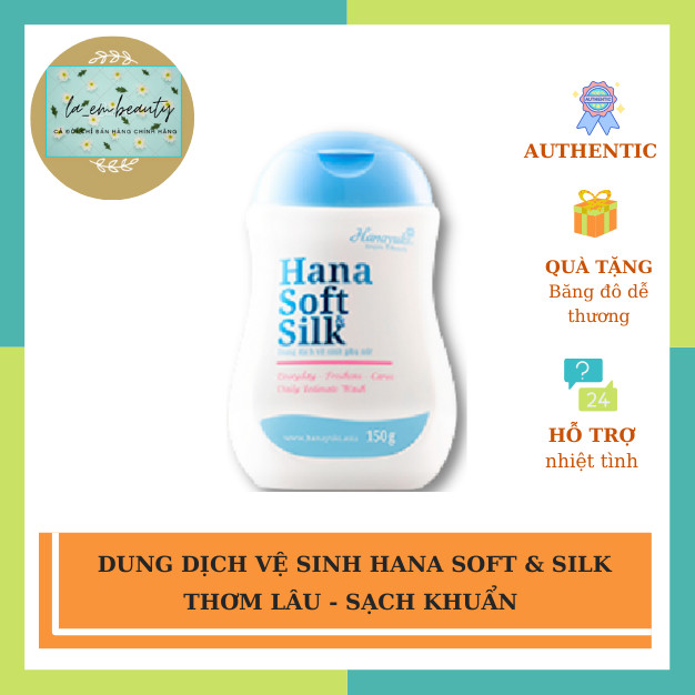 Dung dịch vệ sinh phụ nữ hana soft silk