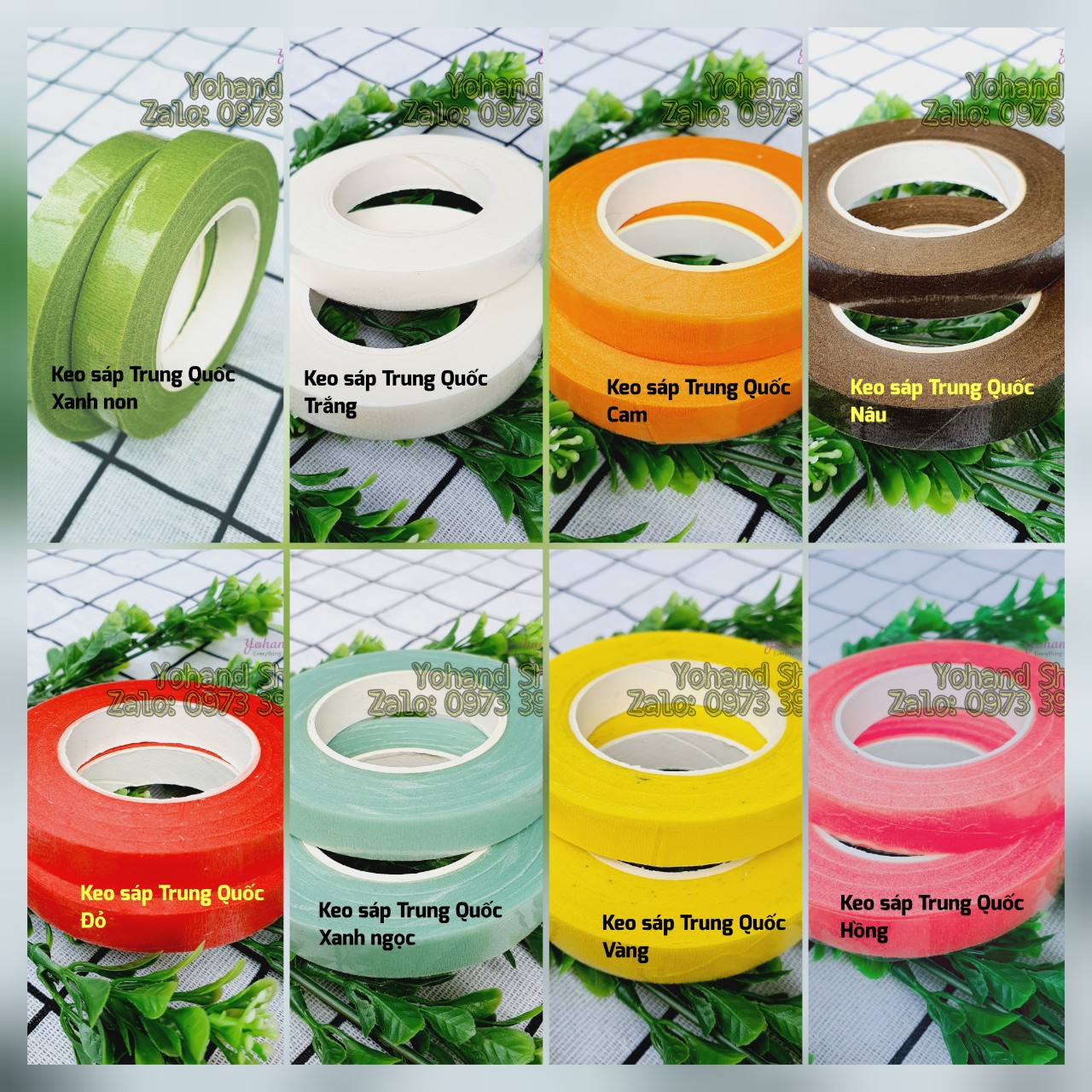 Keo sáp Trung Quốc - keo sáp quấn cành hoa