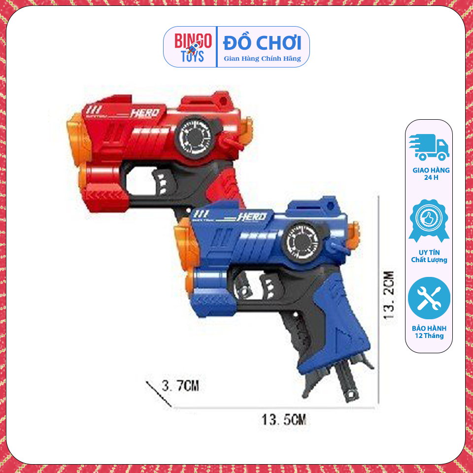 Đồ chơi trẻ em xốp neft tặng kèm 6 viên xốp - nhựa abs an toàn với trẻ em