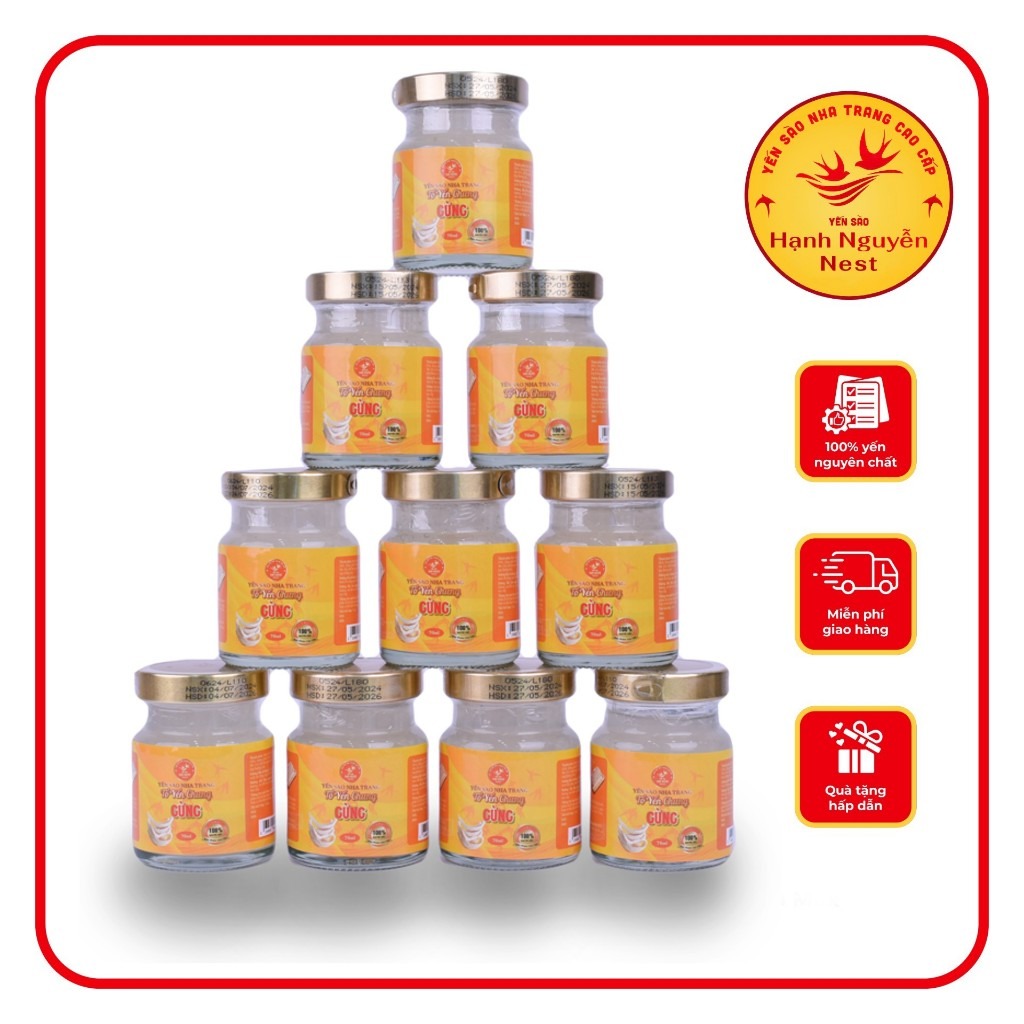 Combo 10 hủ yến gừng 30% hàm lượng (VITAL PROTEINS) - Yến Sào Hạnh Nguyễn