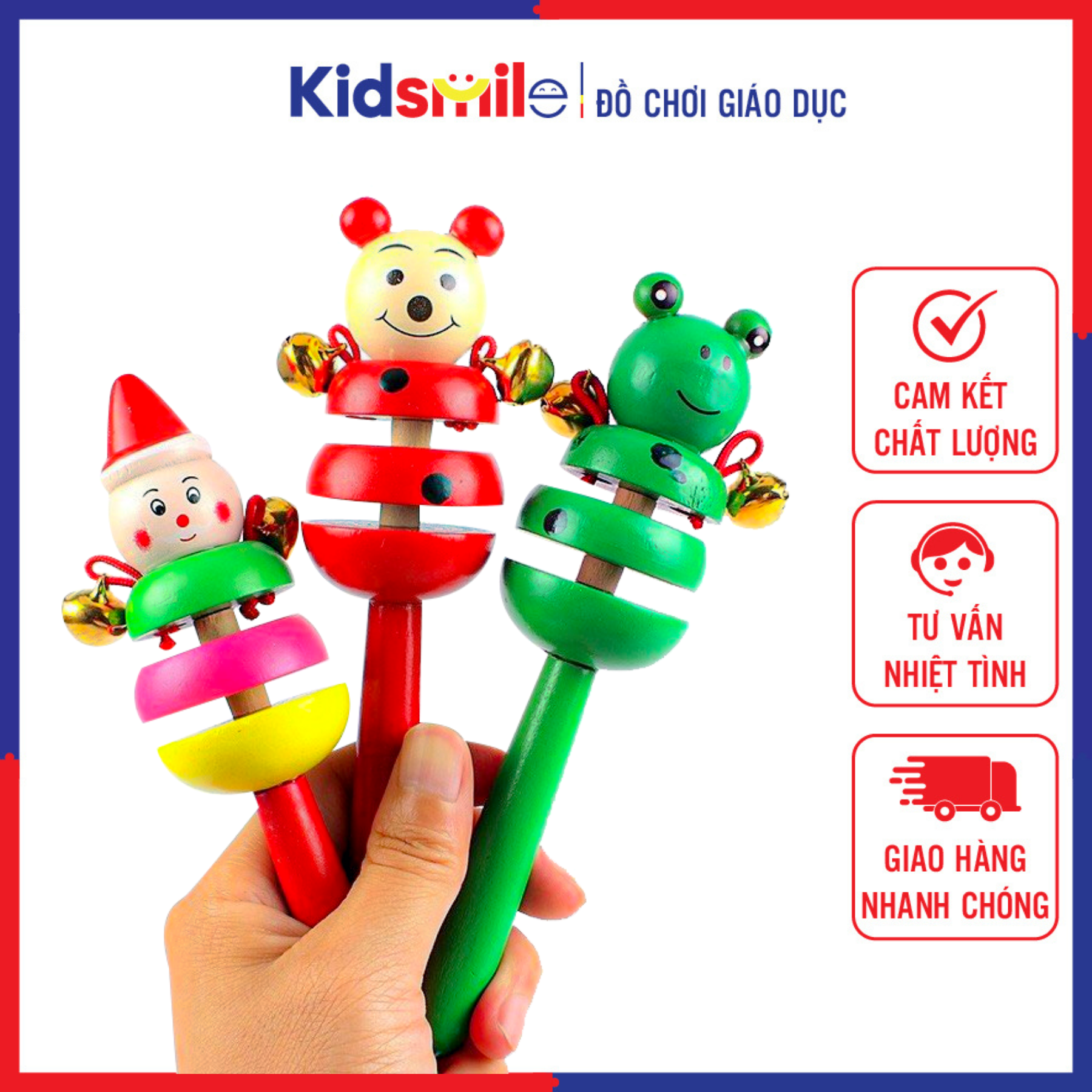 Đồ chơi trẻ em âm nhạc xúc xắc động vật ngộ nghĩnh giúp phát triển cảm quan và trí não cho bé từ 0 tuổi trở lên,