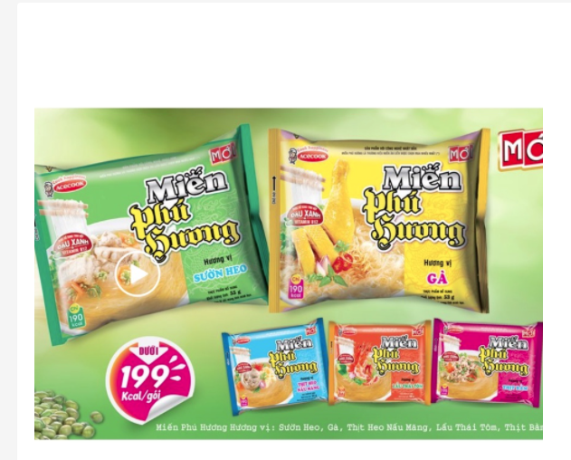 Miến Phú Hương Hương Vị Sườn Heo Gói 58G