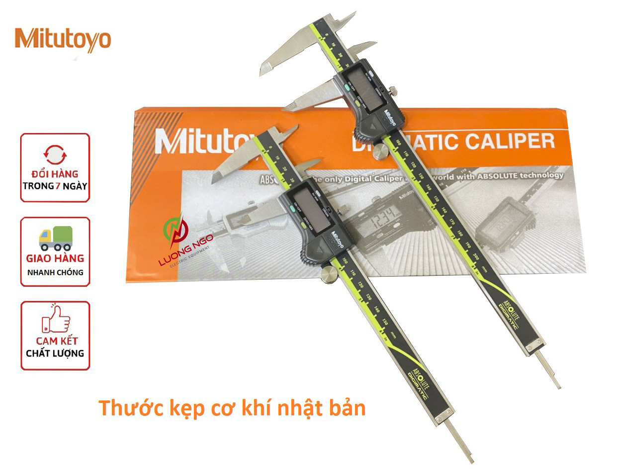Thước kẹp điện tử Mitutoy Thước cặp điện tử 150mm, 200mm