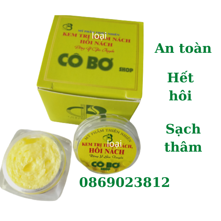Combo 2 lọ kem Cô Bơ loại bỏ thâm khử mùi hôi nách , thâm vùng bikini , đầu gối dứt điểm không tái phát