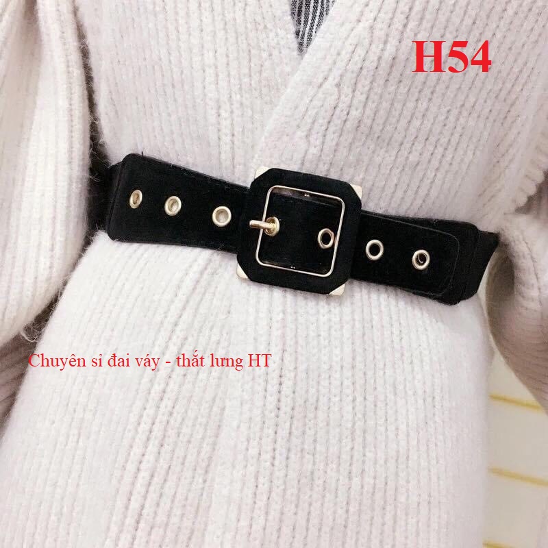 Đai váy belt phối đồ nhung bản 4cm h54