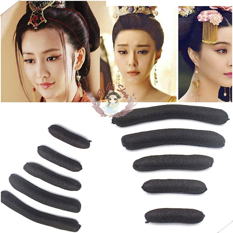 Búi tóc cổ trang tóc giả búi độn 10-40cm độn 2 bên hoặc cả đầu