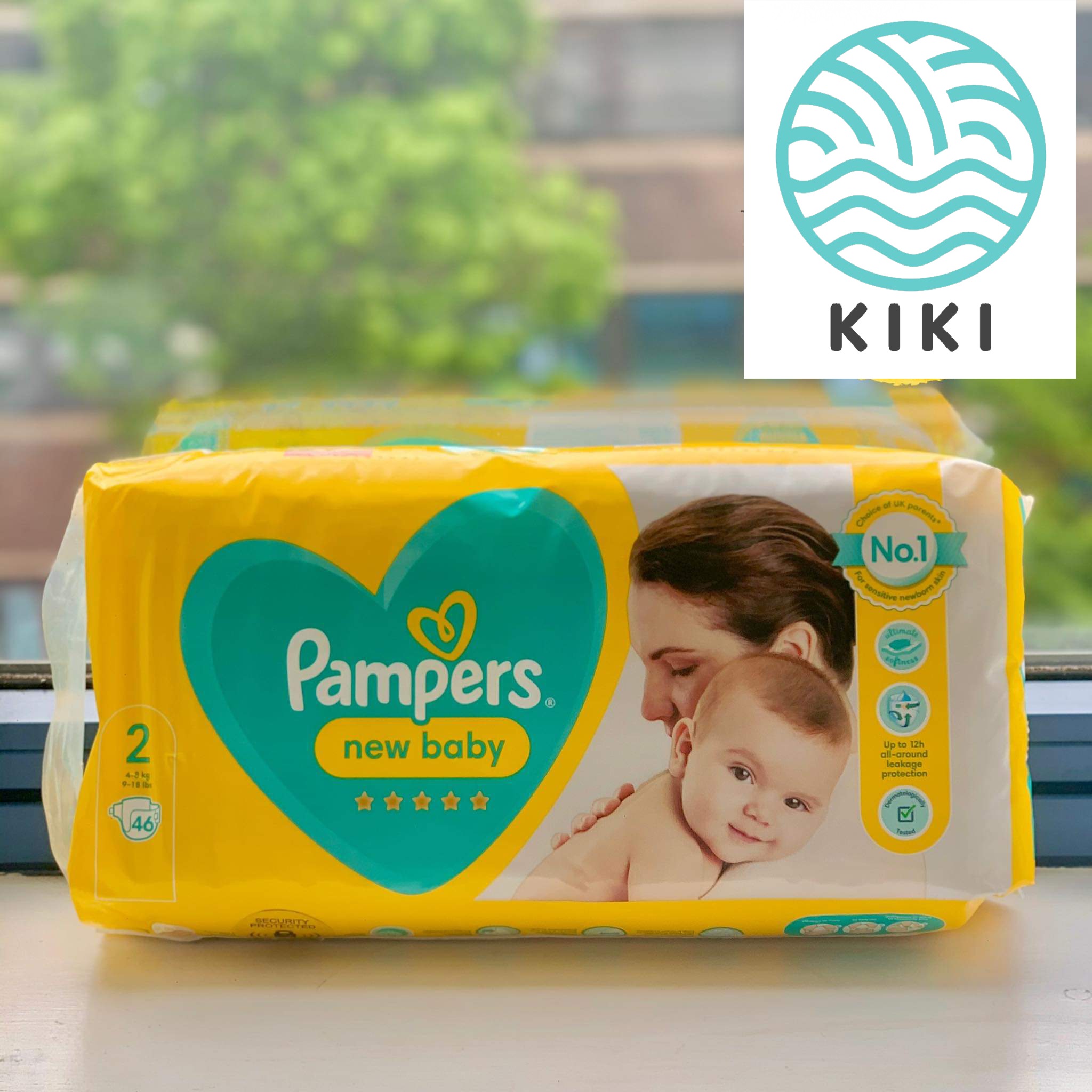 Bỉm Pampers UK nội địa size 1 đến 6 KIKI 4U mềm mại, ôm vừa vặn, thoáng mát, chống tràn, chống hăm, tin dùng số 1 UK