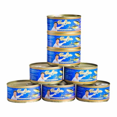 COMBO 10 LON CÁ NGỪ ĐẠI DƯƠNG NGÂM DẦU XUẤT KHẨU THƯƠNG HIỆU VUA BIỂN - ĐÀM VĨNH HƯNG (LON XANH - 170gr)