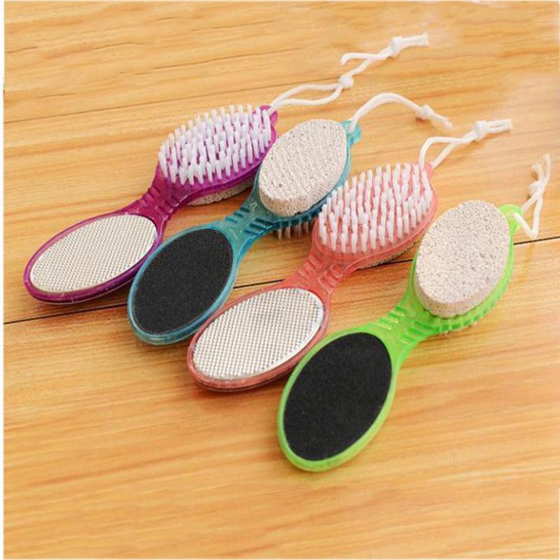 Combo 02 Dụng Cụ Chà Gót Chân 4 Trong 1, Tẩy Tế Bào Chết Đá Bọt Biển