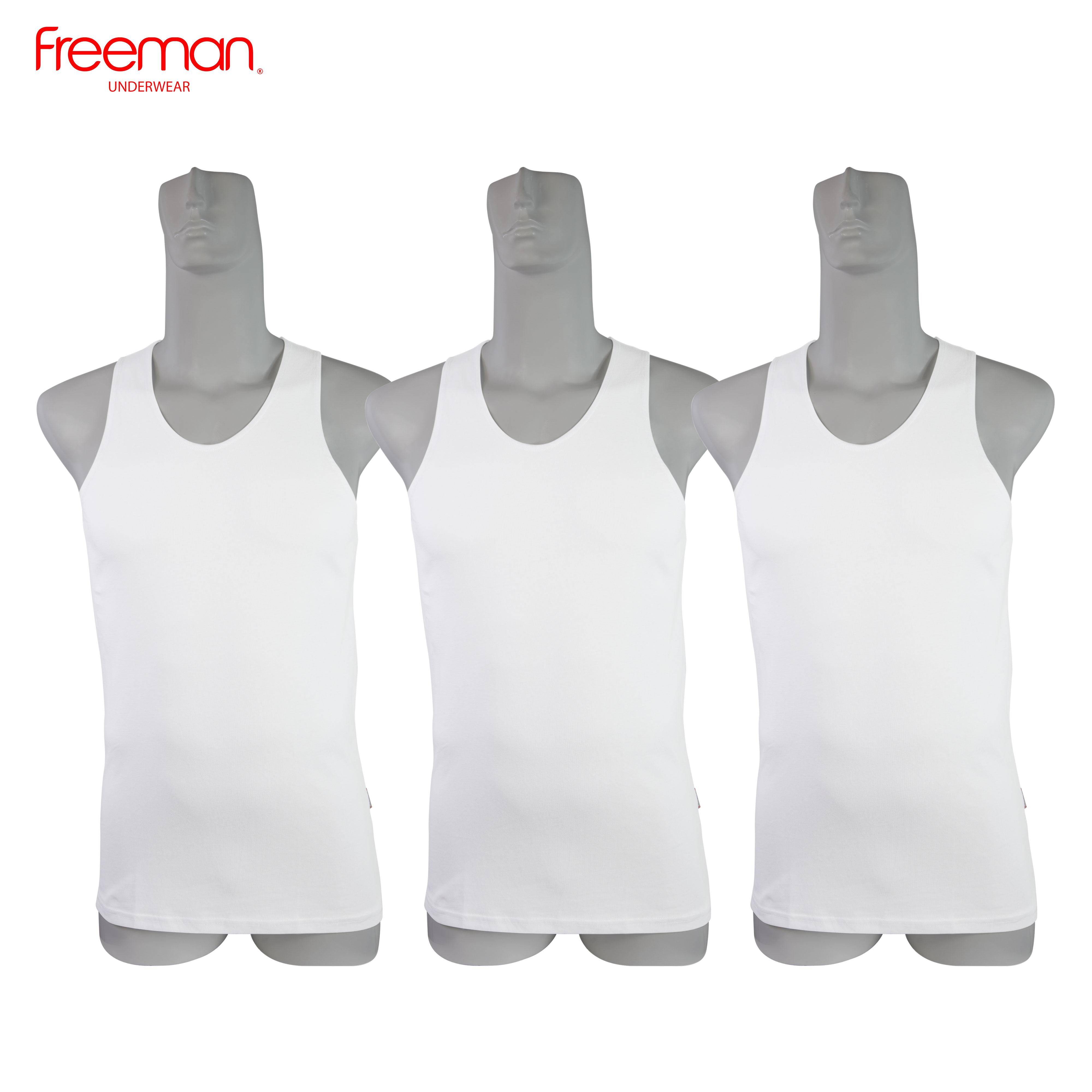 Áo thun ba lỗ nam Freeman - Viền áo mỏng - Chất liệu cotton ASF207