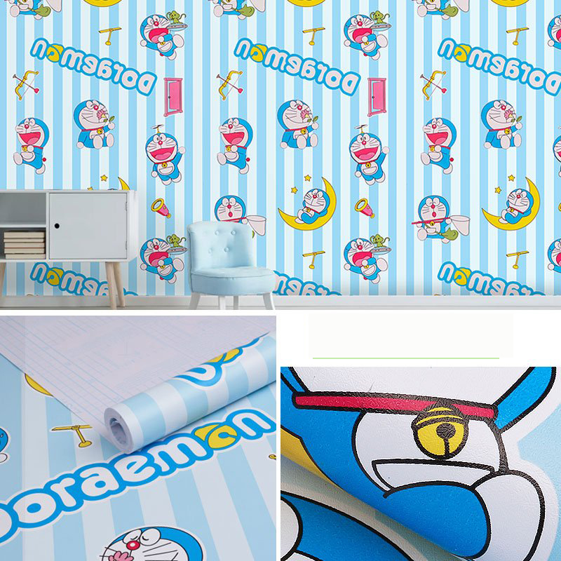 [HCM]Combo 10m giấy dán tường DORAEMON 004 có keo sẵn  - Khổ 45cm