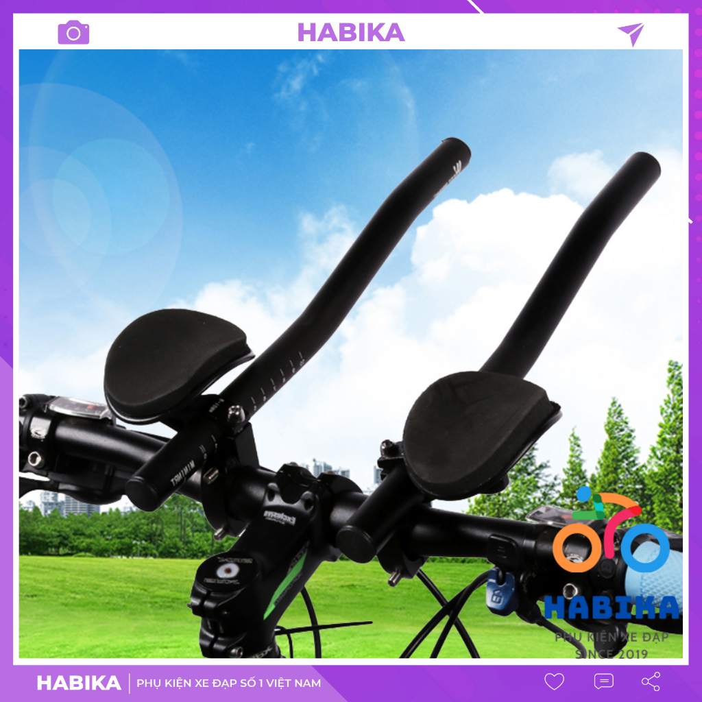 Phụ kiện tì nghỉ tay xe đạp thể thao cao cấp 34cm