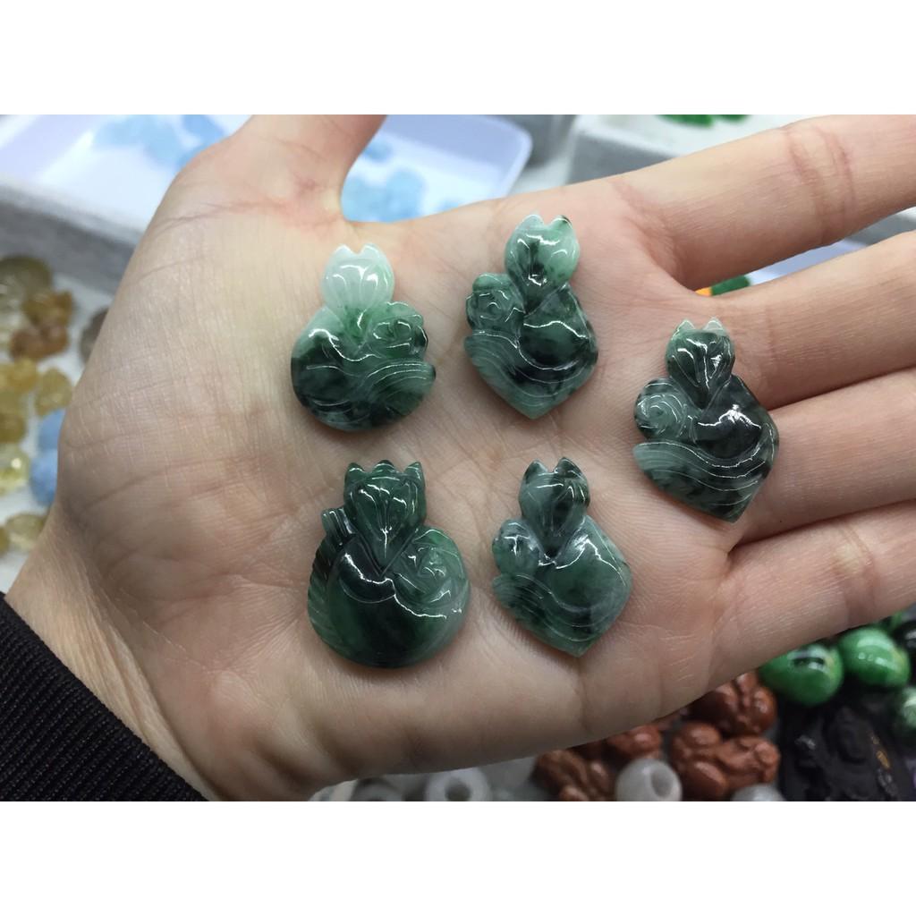 [FreeshipMAX] hồ ly tặng kèm móc + dây đeo đá tự nhiên - chuẩn A