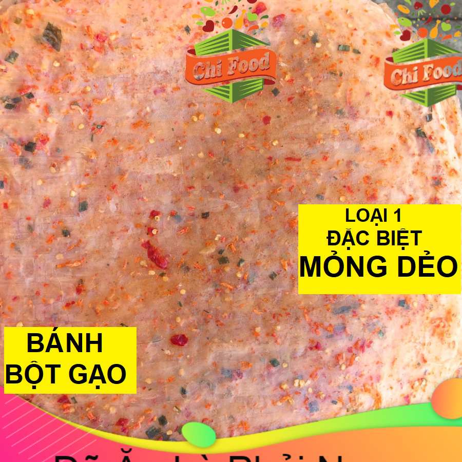 Bánh Tráng Dẻo Tôm CAY! Xấp 500GR Hàng Loại 1 Đặc Sản Tây Ninh Thơm Ngon Đúng Điệu