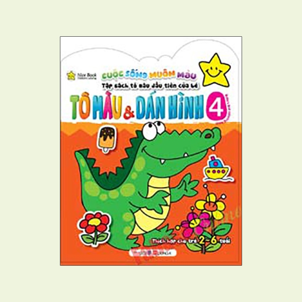 Fahasa - cuộc sống muôn màu - tô màu & dán hình 4