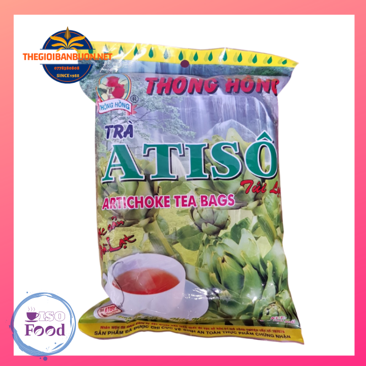 Iso food - trà atiso thông hồng đặc sản 100 gói túi lọc